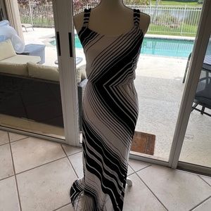 White House Black Market Chiffon Maxi Halter Dress Sz XXS WHBM Dress Long